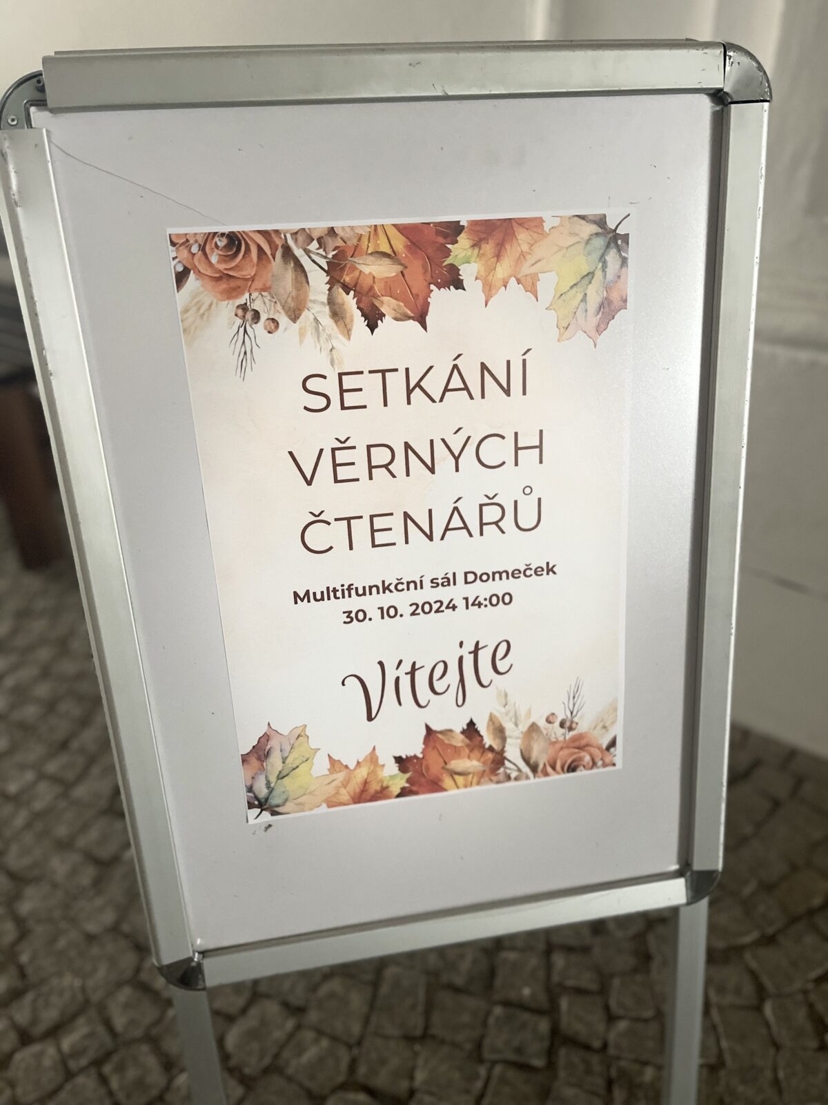 setkání s věrnými čtenáři